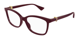 Cartier CT0493O women Red Squared Eyeglasses