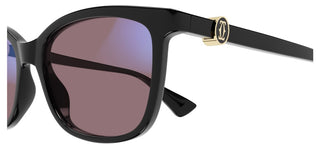 Cartier Signature C de Cartier CT0493S women Black Squared Sunglasses