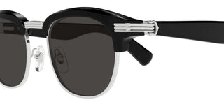 Cartier CT0496S men Black Round Sunglasses