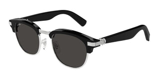 Cartier CT0496S men Black Round Sunglasses