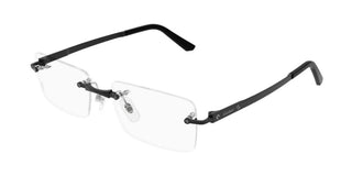 Cartier CT0511O men Black Squared Eyeglasses