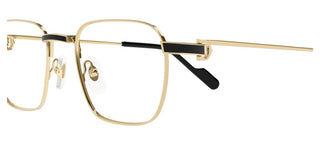 Cartier Ct0518o Men Gold Squared Eyeglasses