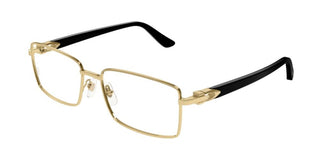 Cartier CT0520O men Black Squared Eyeglasses