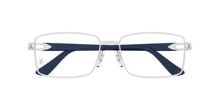 Cartier Signature C De Cartier Ct0520o Men Blue Squared Eyeglasses