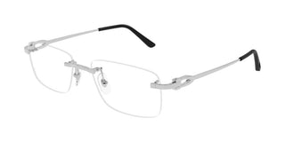 Cartier Ct0521o Men Silver Squared Eyeglasses