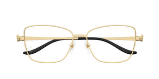 Cartier Ct0523o Women Gold Butterfly Eyeglasses