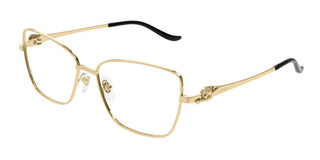 Cartier Ct0523o Women Gold Butterfly Eyeglasses