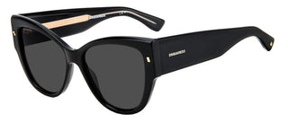 Dsquared2 D2 0016/S women Black Cat Eye Sunglasses