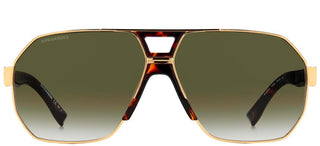 Dsquared2 D2 0028/S men Gold Geometric Sunglasses