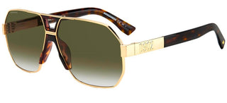 Dsquared2 D2 0028/S men Gold Geometric Sunglasses