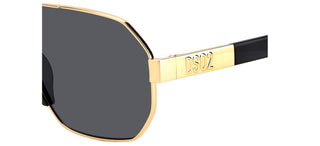 Dsquared2 D2 0028/S men Gold Geometric Sunglasses