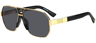 Dsquared2 D2 0028/S men Gold Geometric Sunglasses