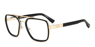 Dsquared2 D2 0064 Men Black Rectangle Eyeglasses