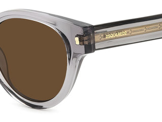 Dsquared2 D2 0077/S men Grey Squared Sunglasses