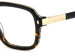 Dsquared2 D2 0087 men Havana Squared Eyeglasses