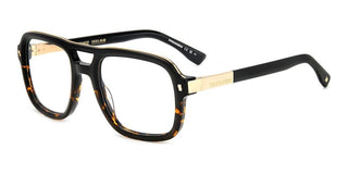 Dsquared2 D2 0087 men Havana Squared Eyeglasses