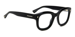 Dsquared2 D2 0091 men Gold Squared Eyeglasses