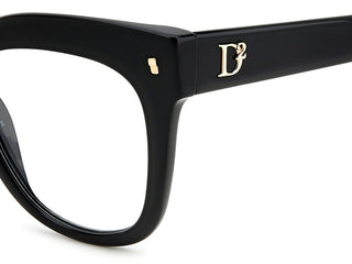 Dsquared2 D2 0098 women Black Squared Eyeglasses