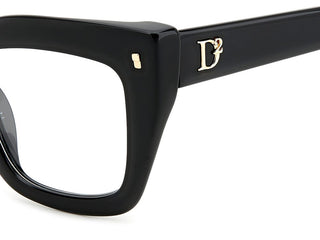 Dsquared2 D2 0099 women Black Squared Eyeglasses