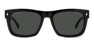 Dsquared2 D2 0100/CS men Black Squared Sunglasses