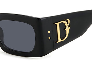 Dsquared2 D2 0109/S women Black Geometric Sunglasses