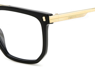 Dsquared2 D2 0112 men Black Geometric Eyeglasses