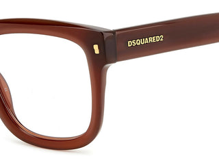 Dsquared2 D2 0114 men Brown Squared Eyeglasses