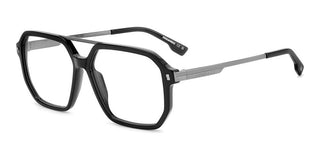 Dsquared2 D2 0123 Men Black Geometric Eyeglasses