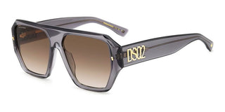 Dsquared2 D2 0128/S men Grey Squared Sunglasses