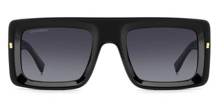 Dsquared2 D2 0141/s Men Black Rectangle Sunglasses