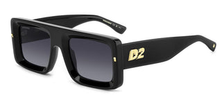 Dsquared2 D2 0141/s Men Black Rectangle Sunglasses