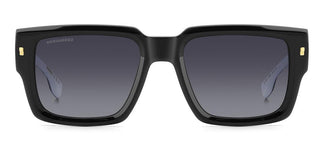 Dsquared2 D2 0143/s Men Black Rectangle Sunglasses