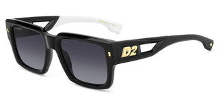 Dsquared2 D2 0143/s Men Black Rectangle Sunglasses