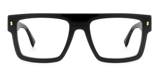 Dsquared2 D2 0147 Men Black Rectangle Eyeglasses