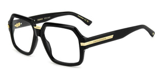 Dsquared2 D2 0162 Men Black Squared Eyeglasses