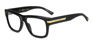 Dsquared2 D2 0163 Men Black Rectangle Eyeglasses