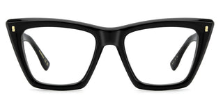 Dsquared2 D2 0172 Women Black Geometric Eyeglasses