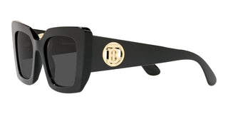 Burberry DAISY BE 4344 women Black Squared Sunglasses