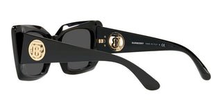 Burberry DAISY BE 4344 women Black Squared Sunglasses