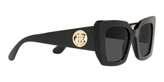 Burberry DAISY BE 4344 women Black Squared Sunglasses