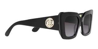 Burberry DAISY BE 4344 women Black Squared Sunglasses