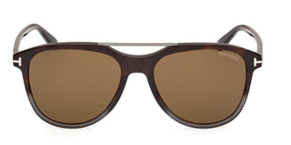 Tom Ford DAMIAN-02 FT 1098 unisex Brown Pilot Sunglasses