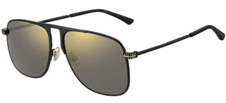 Jimmy Choo DAN/S men Black Geometric Sunglasses