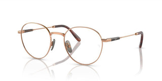 Ray-Ban DAVID TITANIUM RX 8782 unisex Brown Round Eyeglasses