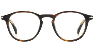 David Beckham DB 1018 men Havana Round Eyeglasses