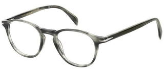 David Beckham DB 1018 men Grey Round Eyeglasses