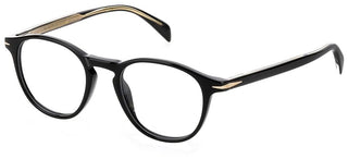 David Beckham DB 1018 men Black Round Eyeglasses