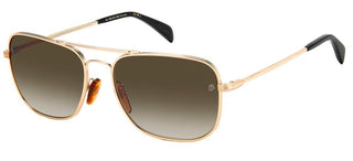 David Beckham DB 1093/S men Gold Visor Sunglasses