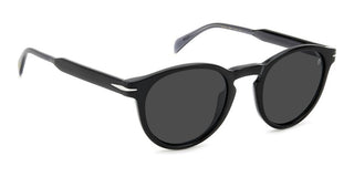 David Beckham DB 1111/S men Black Round Sunglasses