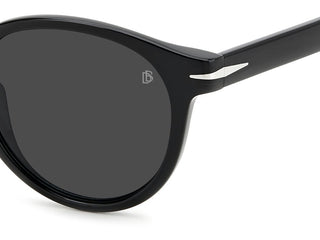 David Beckham DB 1111/S men Black Round Sunglasses